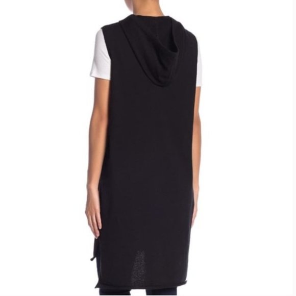 360 Cashmere Vicki Sleeveless Dress Hooded Pullover Size L - Picture 2 of 8